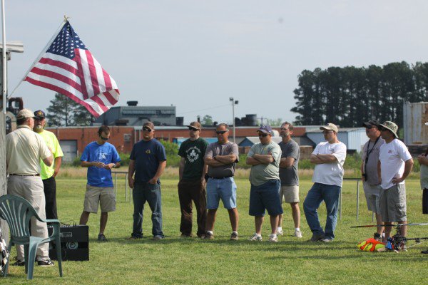Justin and fellow pilots at a Wilsonville N.C. fly-in 2006