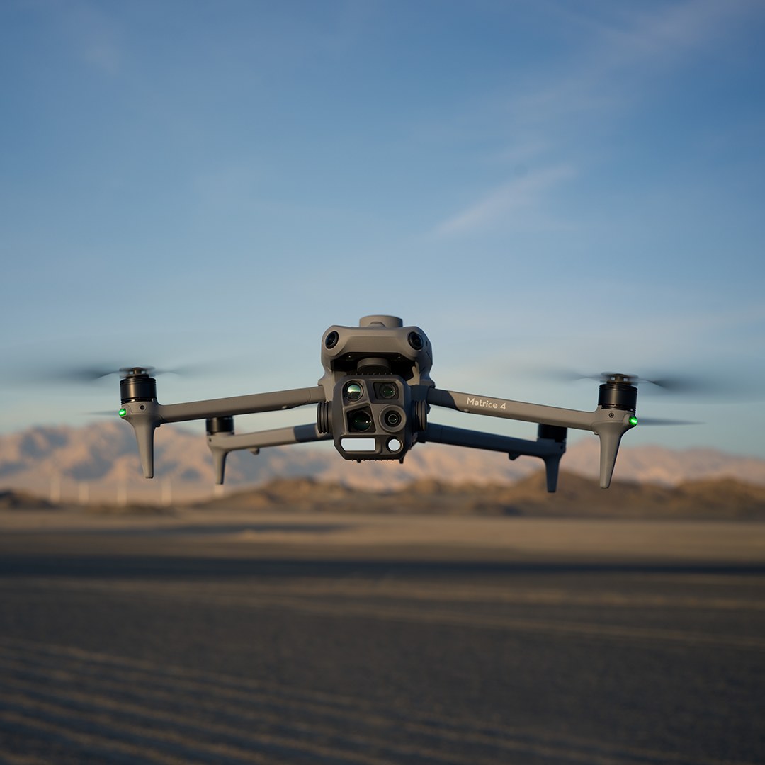 DJI Matrice enterprise drone in flight